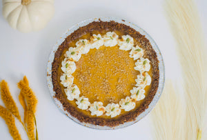 Pumpkin spice graham pie