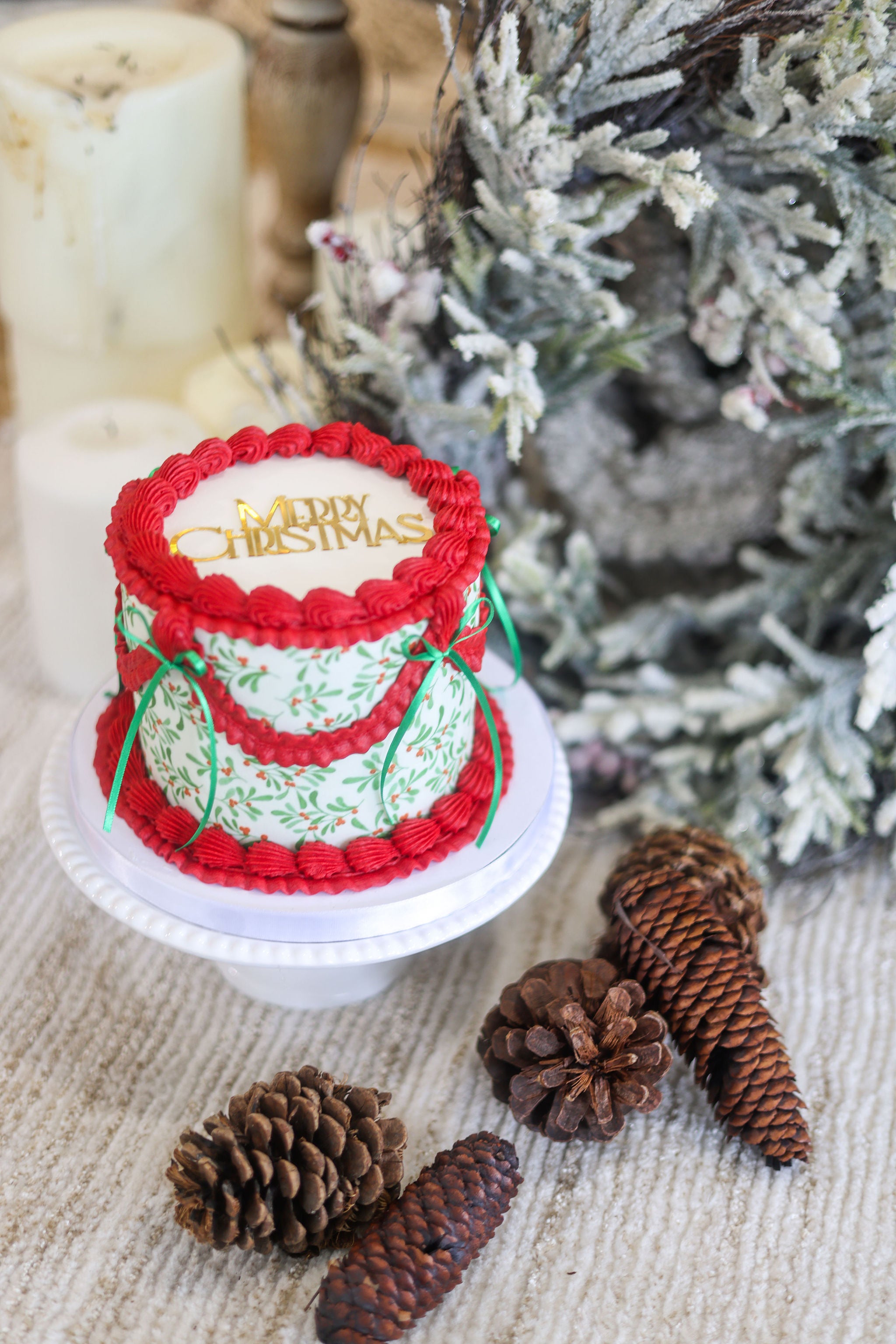 Mistletoe cake