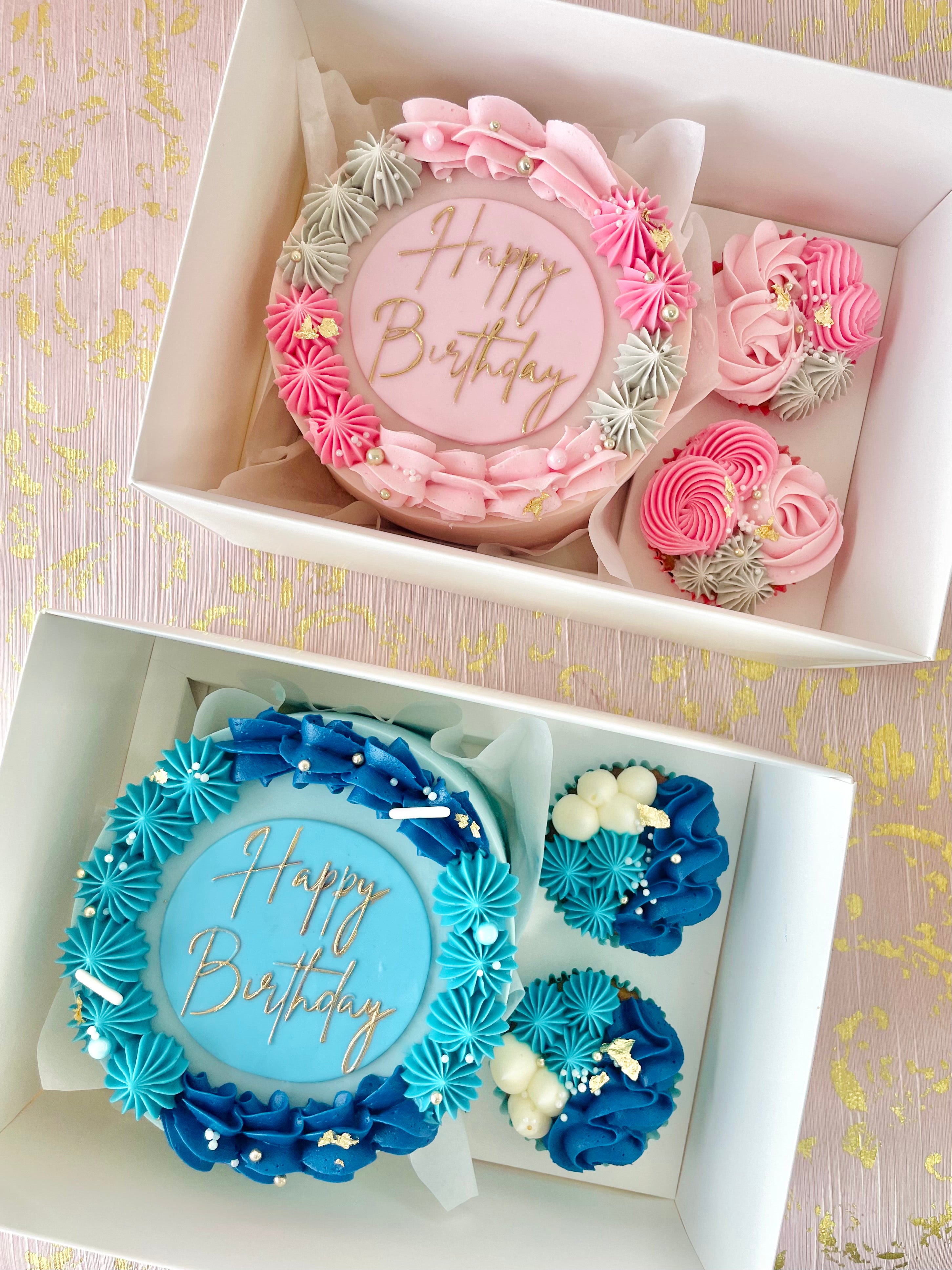 Bento cake & cupcakes