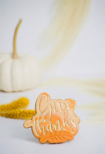 Thanksgiving decorated cookies