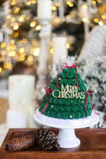 Load image into Gallery viewer, Merry Christmas Tree cake
